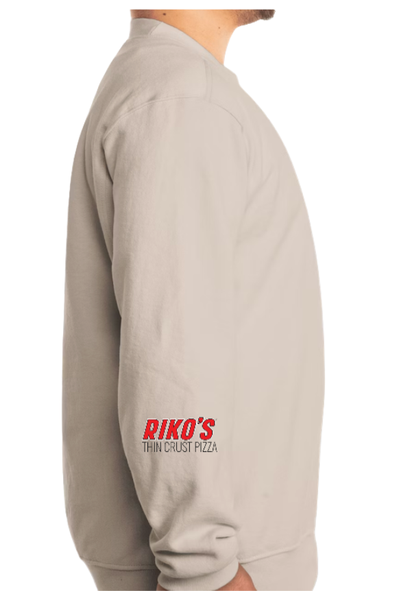 Tan Pizza Flag Crewneck