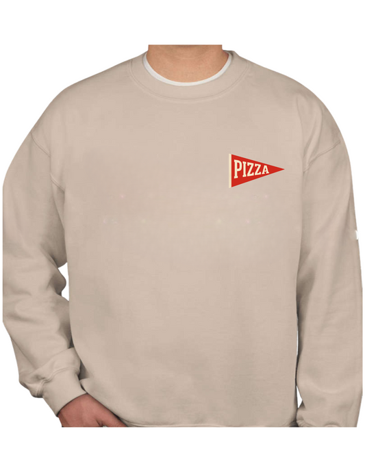 Tan Pizza Flag Crewneck